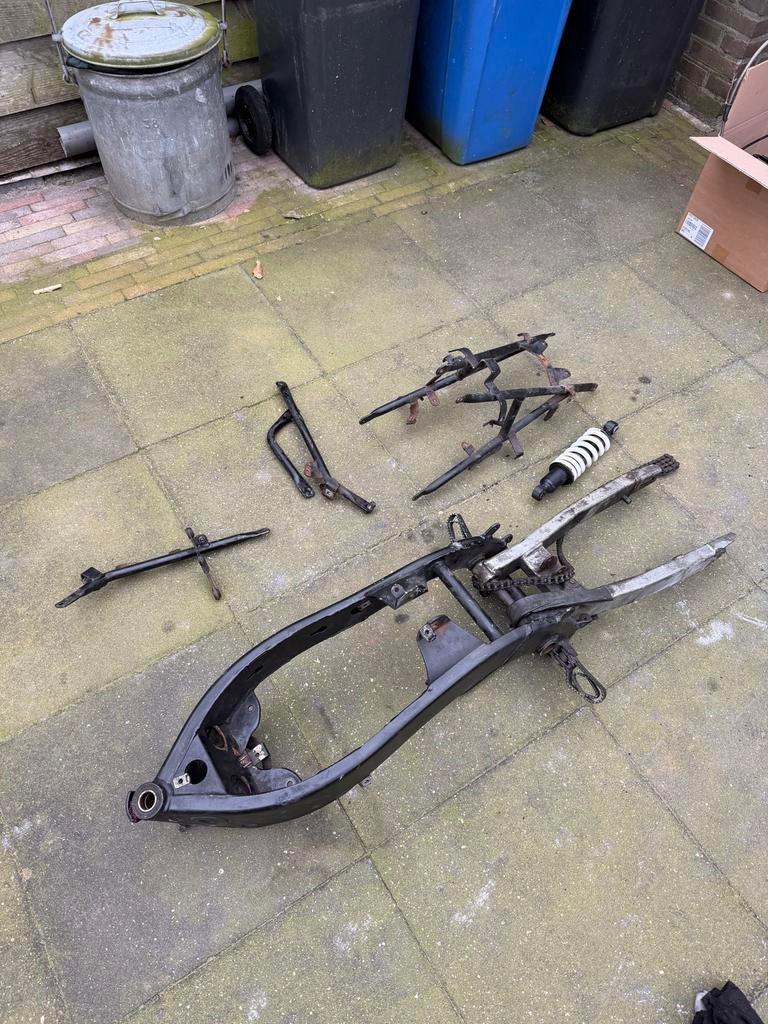 Motorhispania Ryz frame met achterbrug en geldig kenteken, Ophalen of Verzenden, Gebruikt