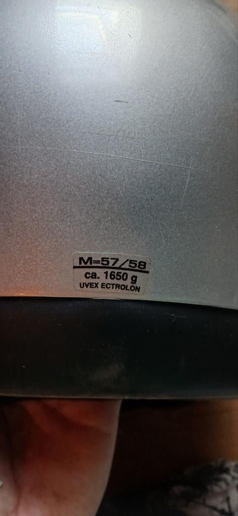 Motorhelm UVEX Ectrolon - Maat M (57/58), Motoren, Kleding | Motorhelmen, Overige merken, M, Heren, Ophalen of Verzenden