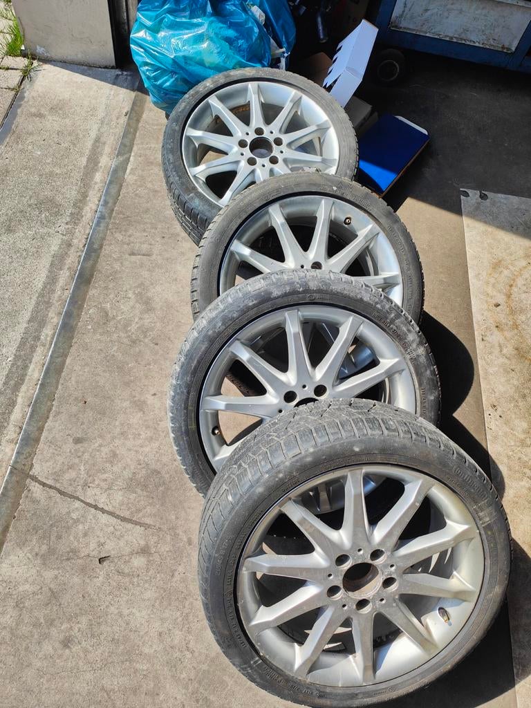 17" Velgen 5x112 7J et49 Mercedes, Ophalen, Gebruikt