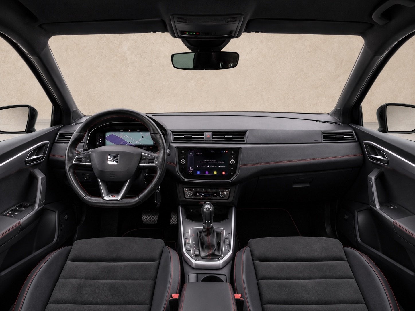 Seat ARONA 1.0 TSI FR Limited Edition DSG+VirtualCockpit+Car, Auto's, Dealer onderhouden, Gebruikt, Zwart, Bedrijf