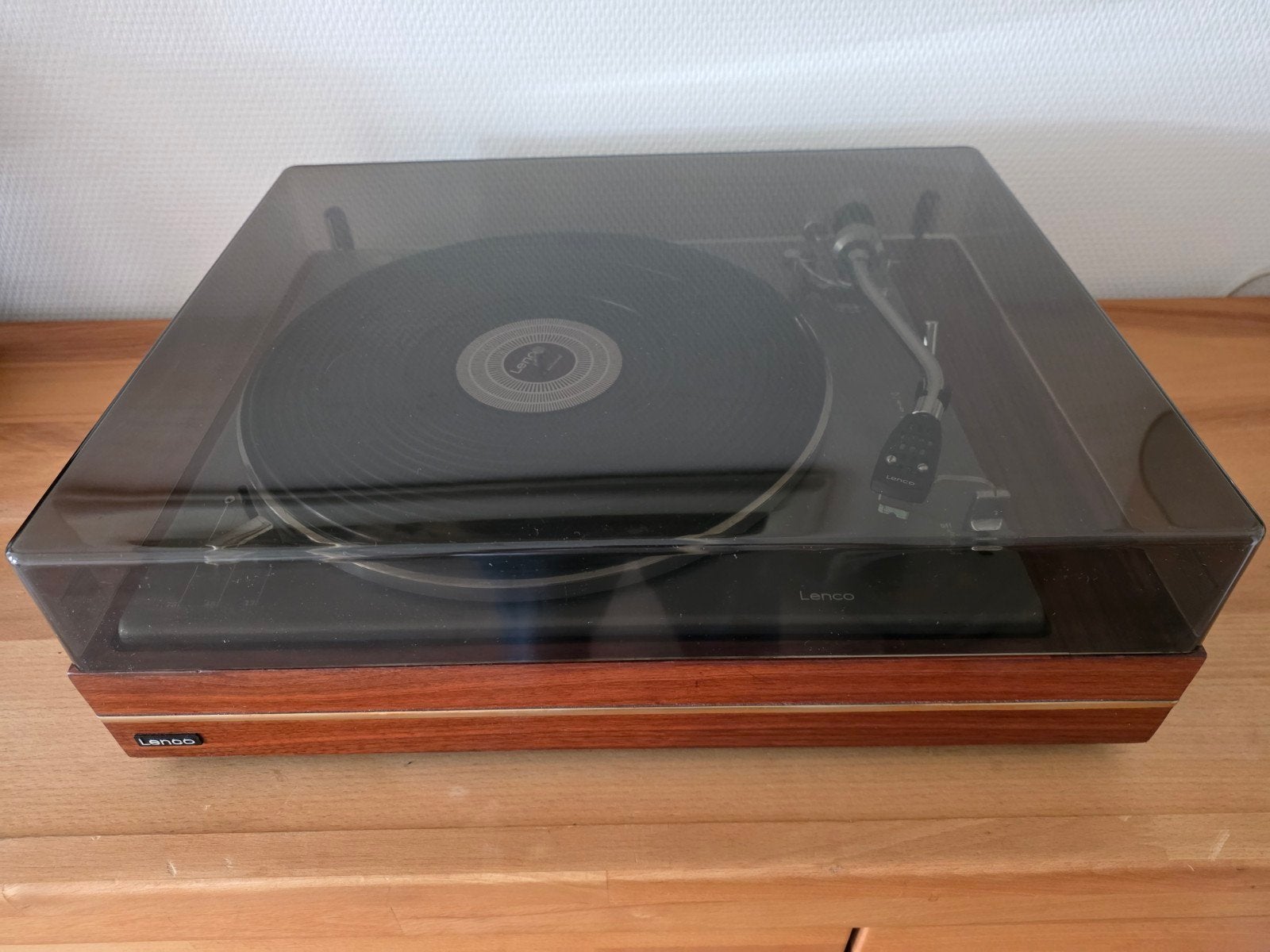 Lenco L78 SE Platenspeler - Vintage Hout, Ophalen, Gebruikt, Platenspeler, Overige merken