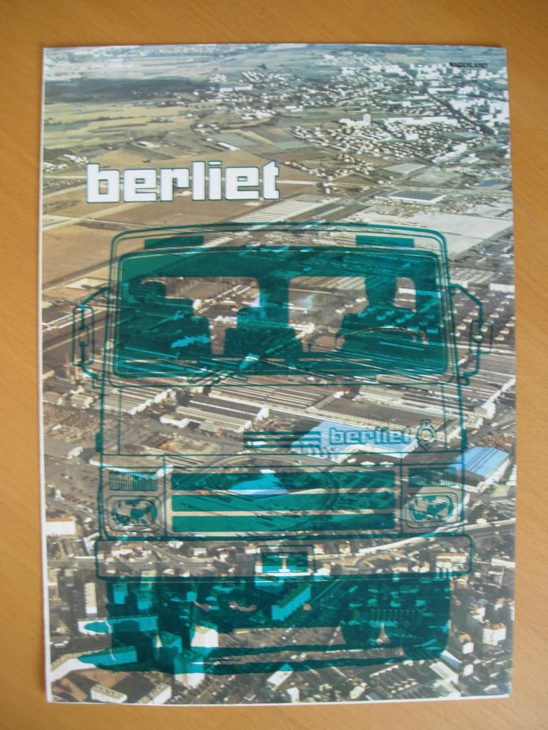 Berliet Organisatie Brochure 1976 - Truck Vrachtwagen, Berliet, Ophalen of Verzenden, Zo goed als nieuw, Overige merken