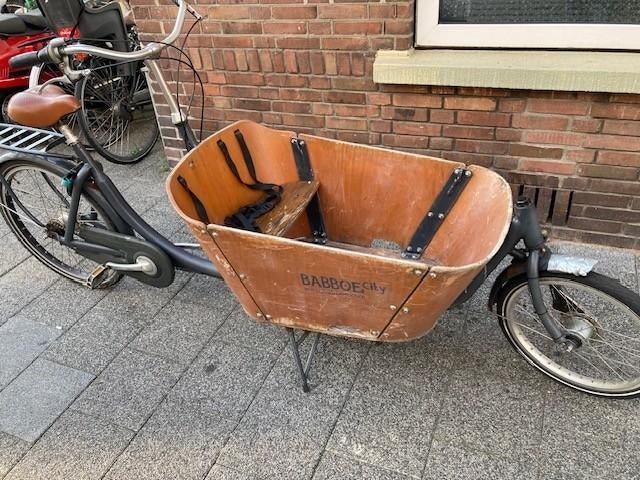 Babboe bakfiets, Fietsen en Brommers, Fietsen | Bakfietsen, Gebruikt, Opvouwbaar, 2 kinderen, Ophalen