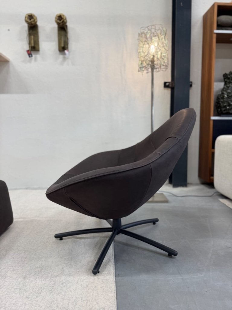 Nieuw Label van den Berg Hidde Fauteuil Dark Brown Stoel, Nieuw, Ophalen of Verzenden, Label, 75 tot 100 cm