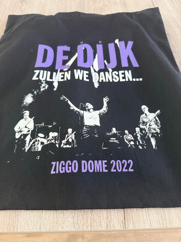De Dijk Zullen We Dansen Ziggo Dome 2022 Linnen Tas, Ophalen of Verzenden, Zo goed als nieuw, Zwart, Overige merken