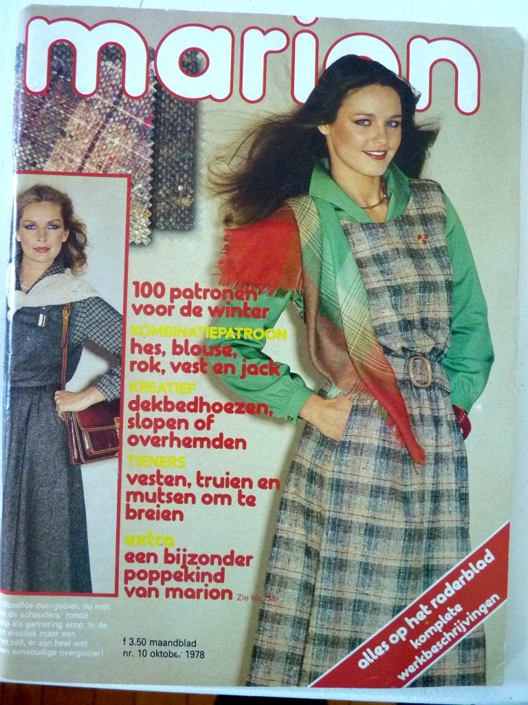 3 X Marion VINTAGE PATRONEN uit 1978 en 1987, Verzenden, Zo goed als nieuw, Vrouw, Marion