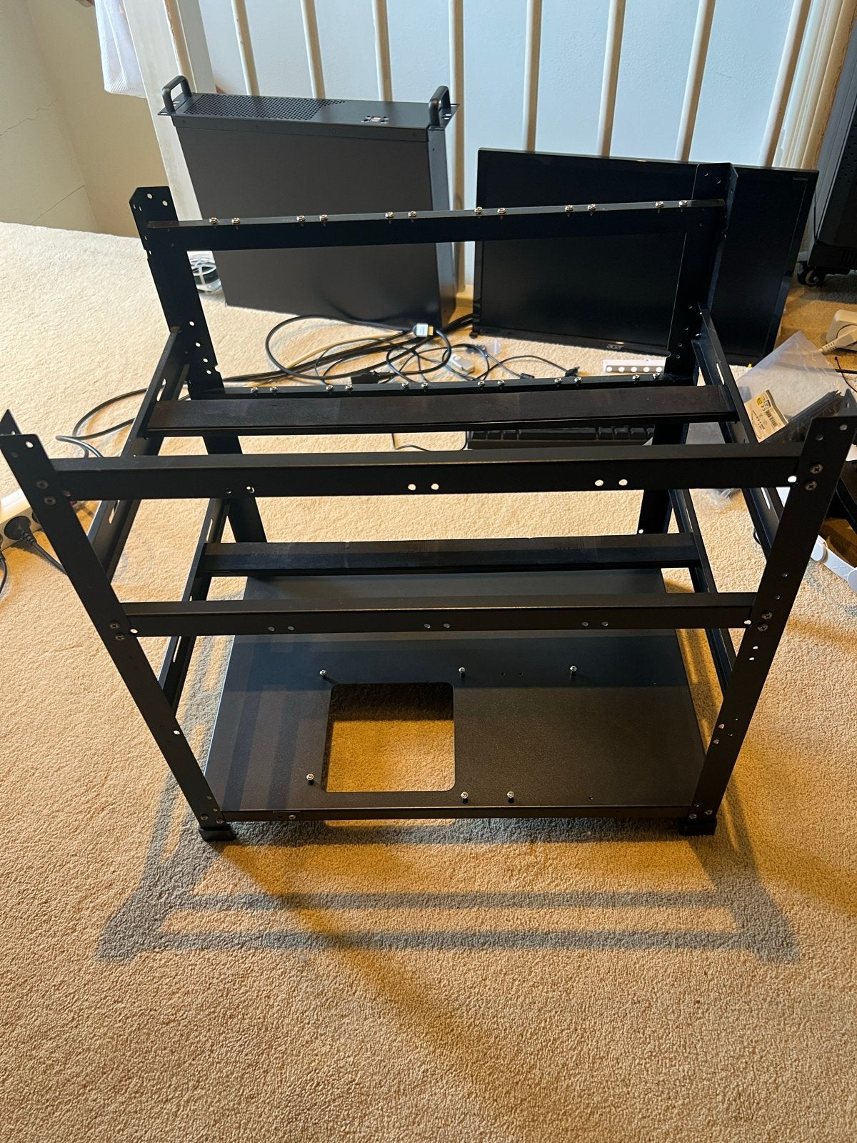 12 GPU Open Frame Mining Rig - Stevig en Efficiënt, Computers en Software, Overige Computers en Software, Zo goed als nieuw, Ophalen of Verzenden