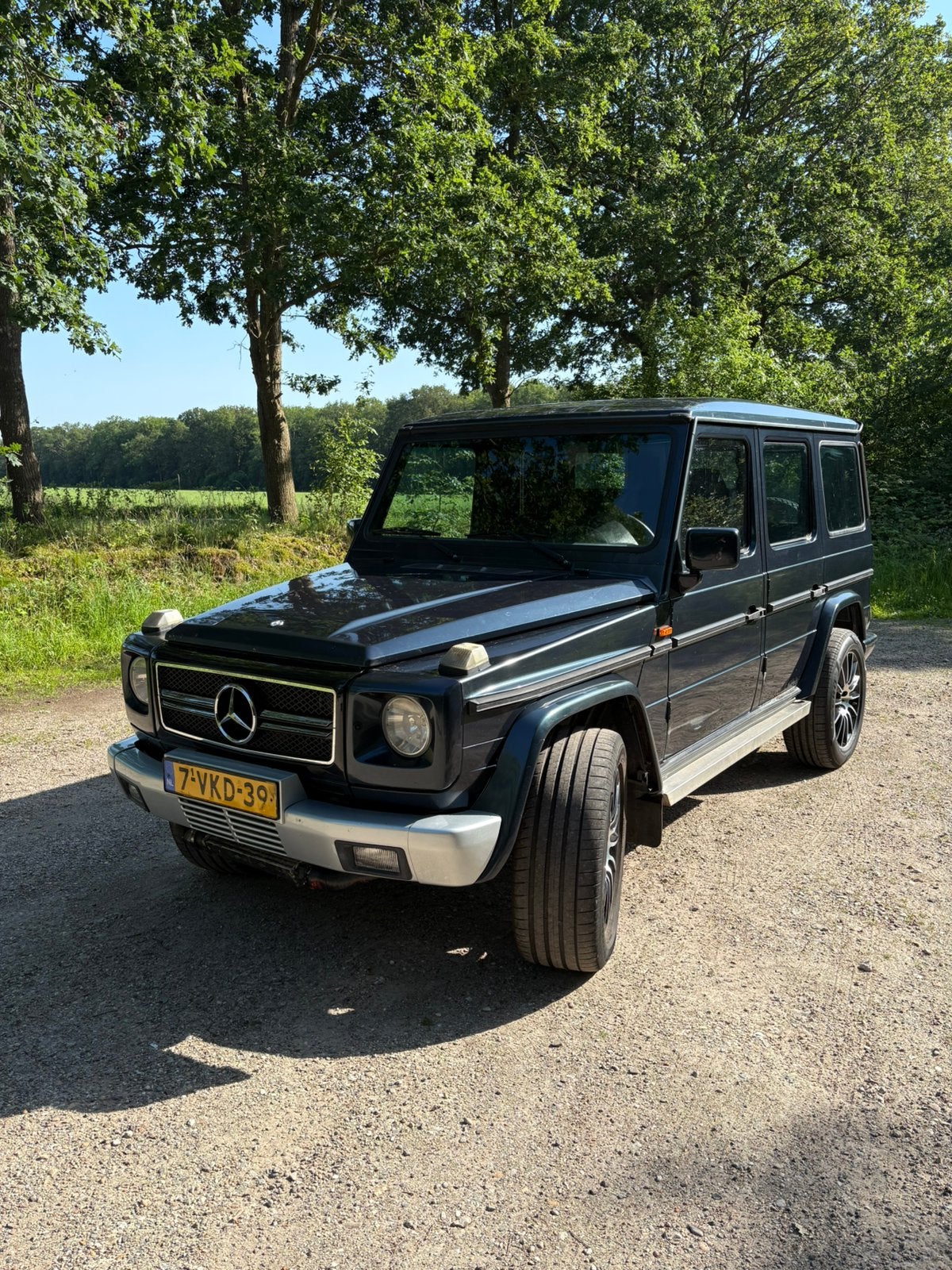 Mercedes G-klasse OM606 AMG look 300td 350gd grijs kenteken, Zwart, G-Klasse, Blauw, 2265 kg