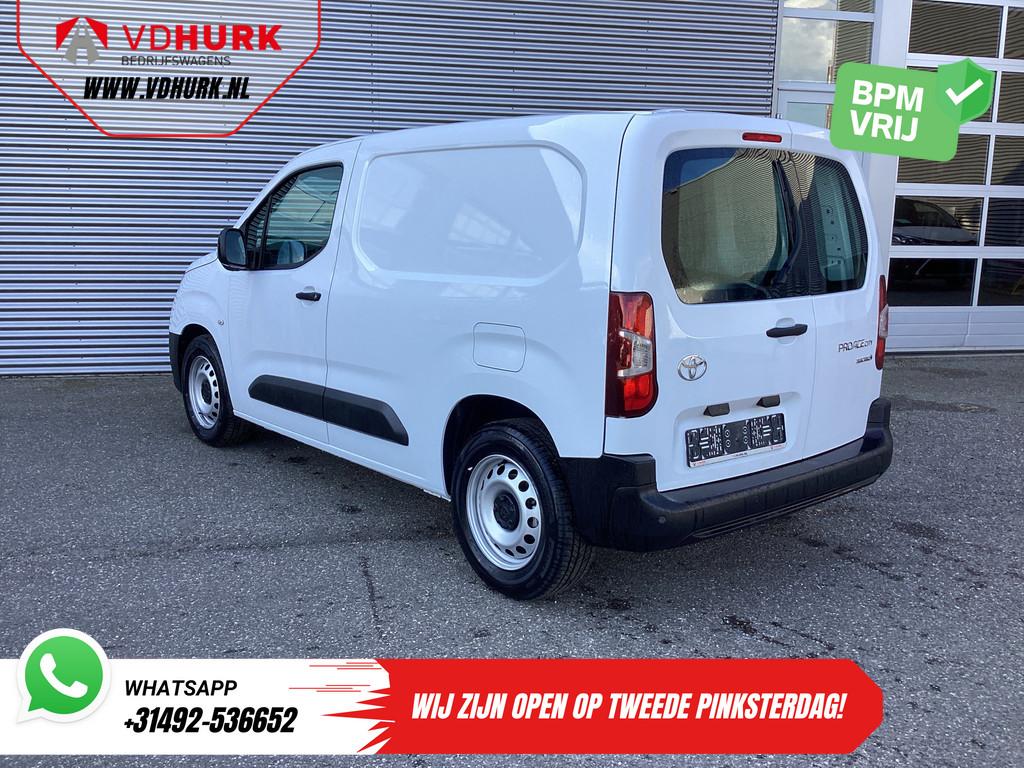 Toyota PROACE CITY Electric 345 km WLTP LED/ 3pers/ Snellade, Auto's, Bestelauto's, Gebruikt, 750 kg, Wit, Origineel Nederlands