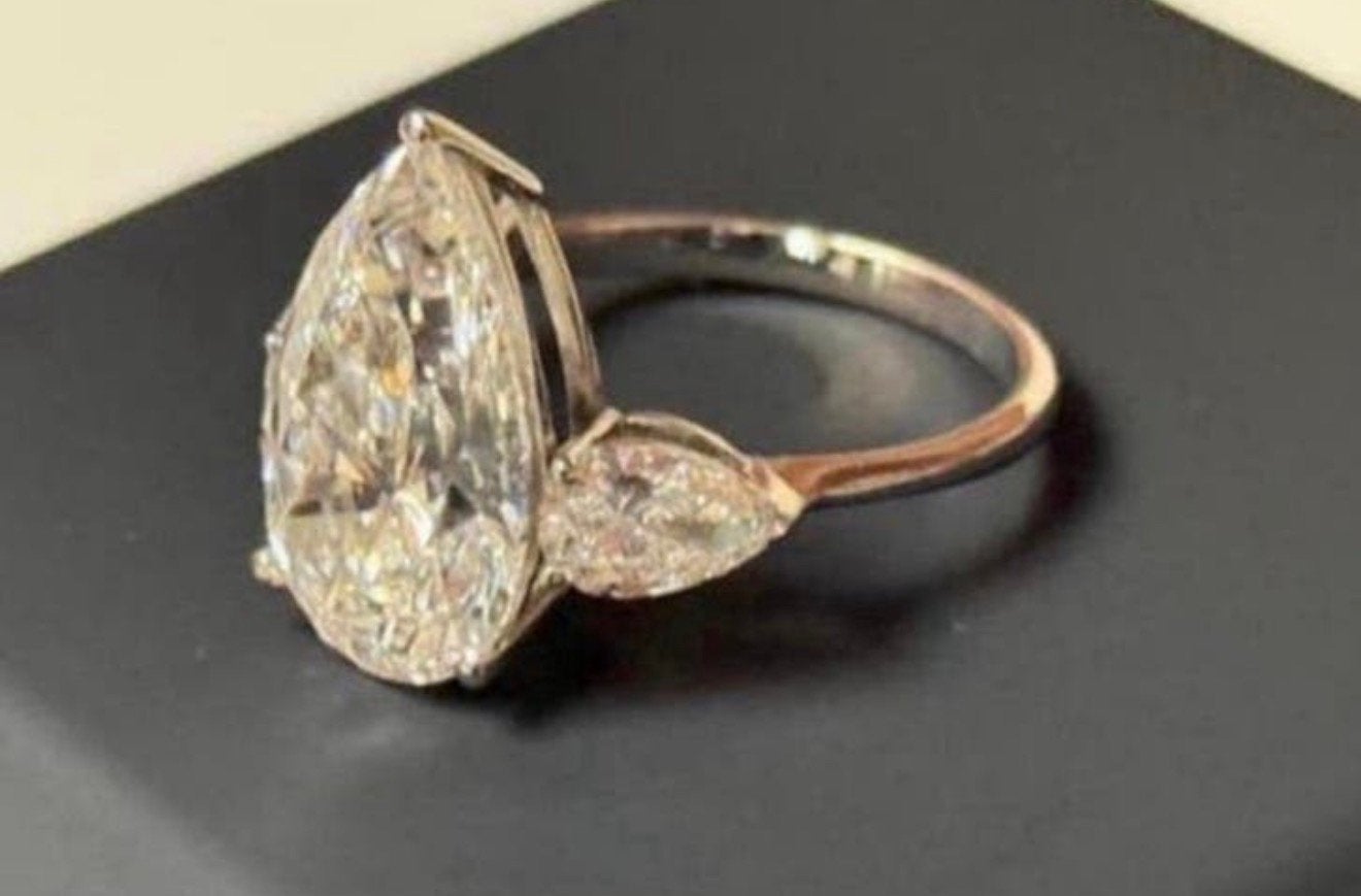 Nieuwe witgouden ring met VS2 diamant van maar liefst 6CT!, Wit, Nieuw, Ophalen of Verzenden, 17 tot 18