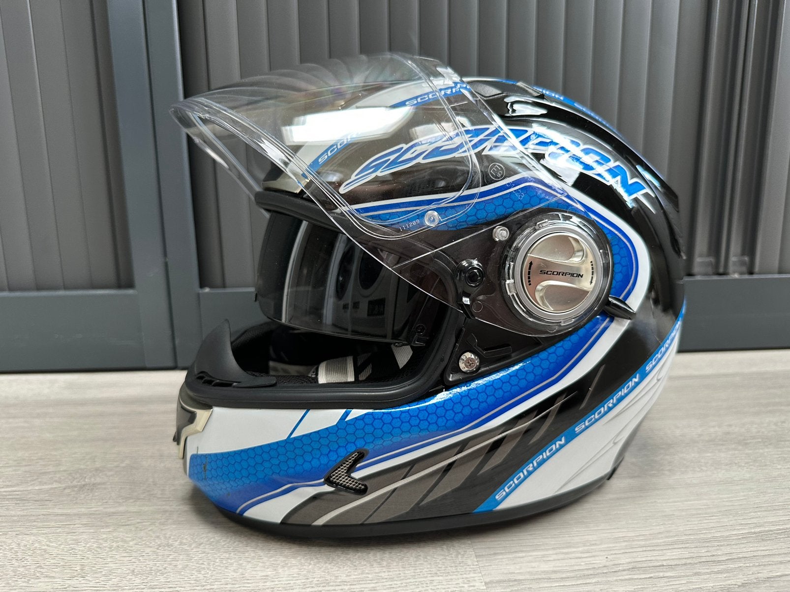 Scorpion EXO-1000 motorhelm maat L, XS, Integraalhelm, Tweedehands, Ophalen