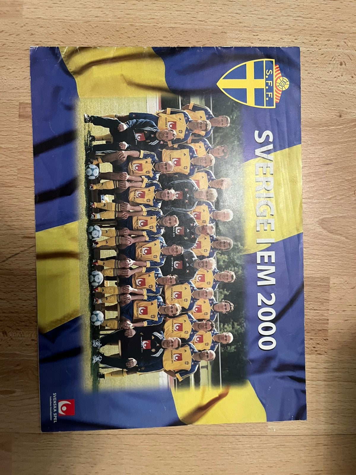 PRESENTATIE BLAD ZWEDEN EURO 2000, Verzamelen, Ophalen of Verzenden, Zo goed als nieuw, Buitenlandse clubs, Boek of Tijdschrift