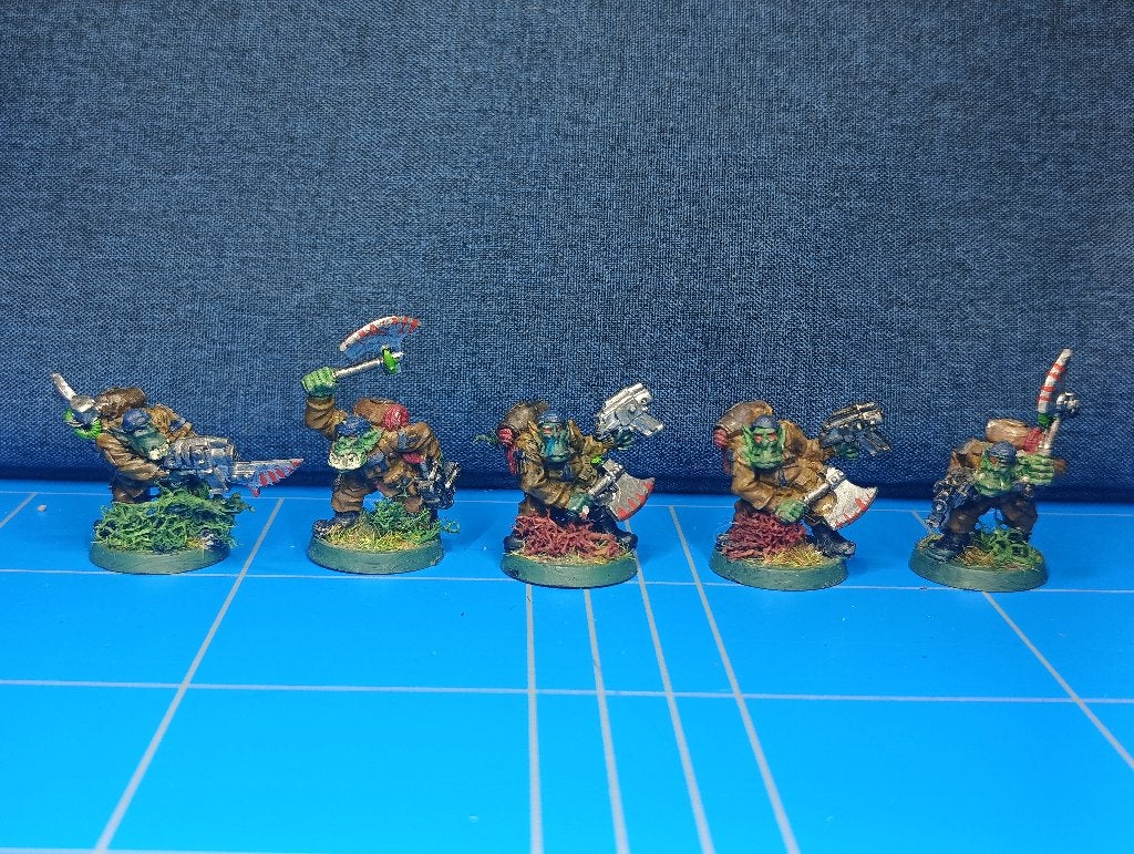 Warhammer 40k Ork Kommandos Set 2 Metal Orks, Hobby en Vrije tijd, Gebruikt, Warhammer, Ophalen of Verzenden, .
