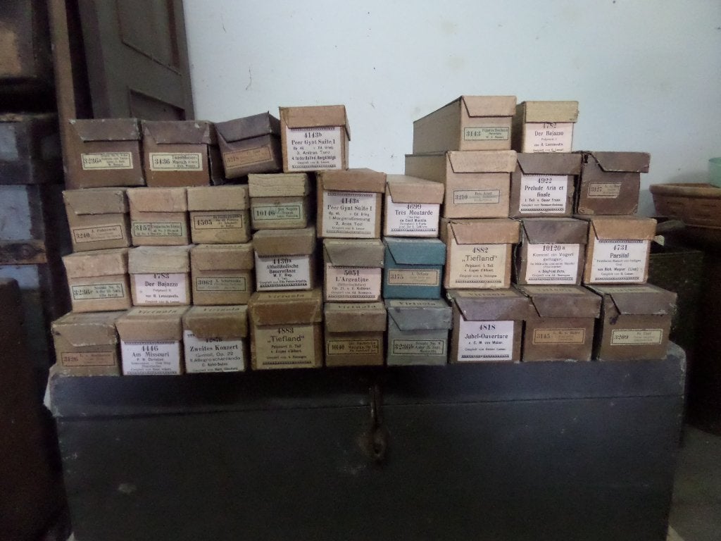 oude Piano muziekrollen., Ophalen of Verzenden, Gebruikt