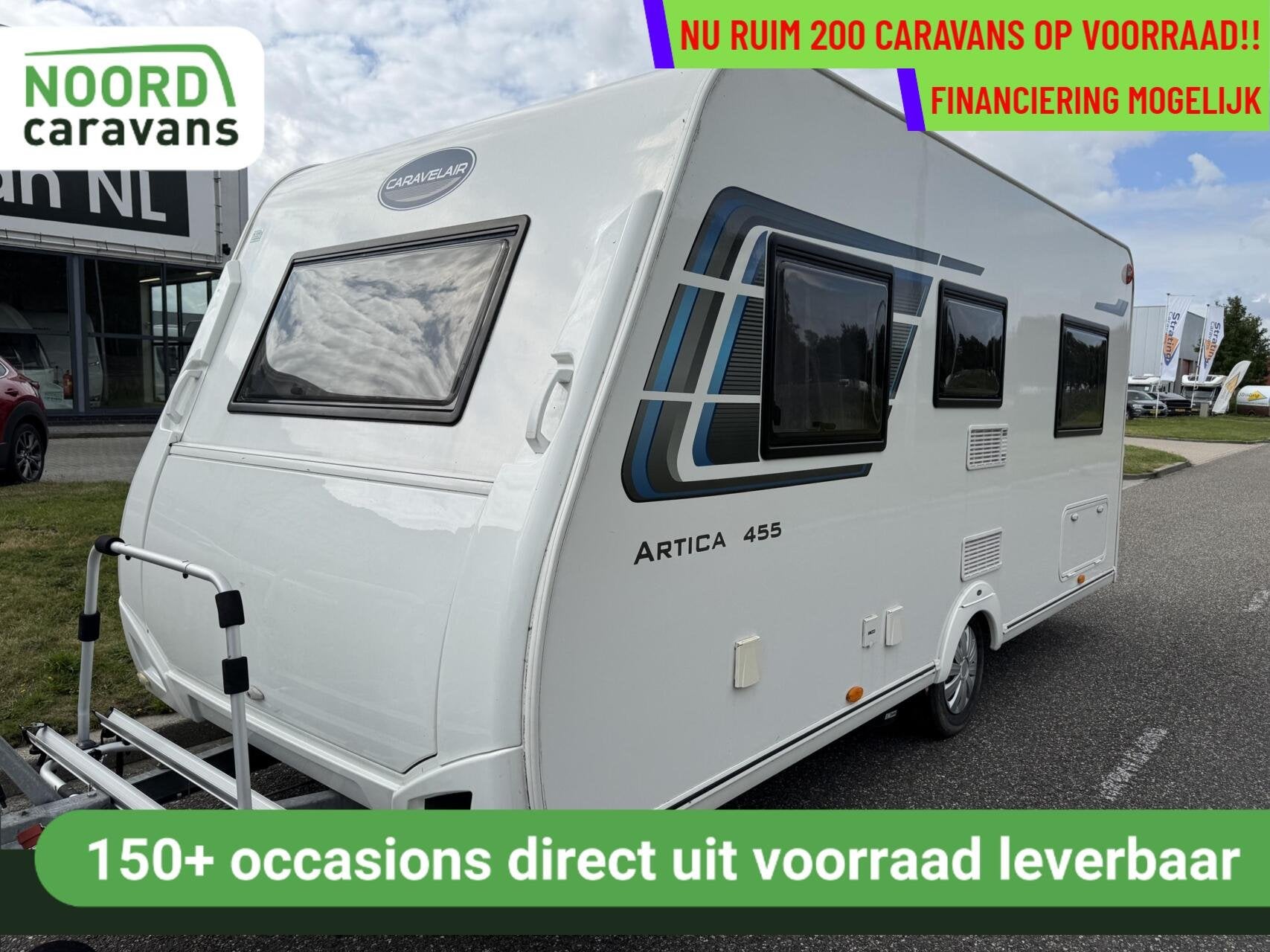 CARAVELAIR ARTICA 455, FRANSBED, RONDZIT, MOVER, VOORTENT, Rondzit, Bedrijf, 6 tot 7 meter, Mover