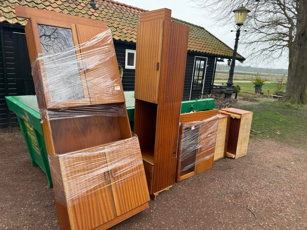 Teakhouten kasten, Huis en Inrichting, Ophalen, Gebruikt