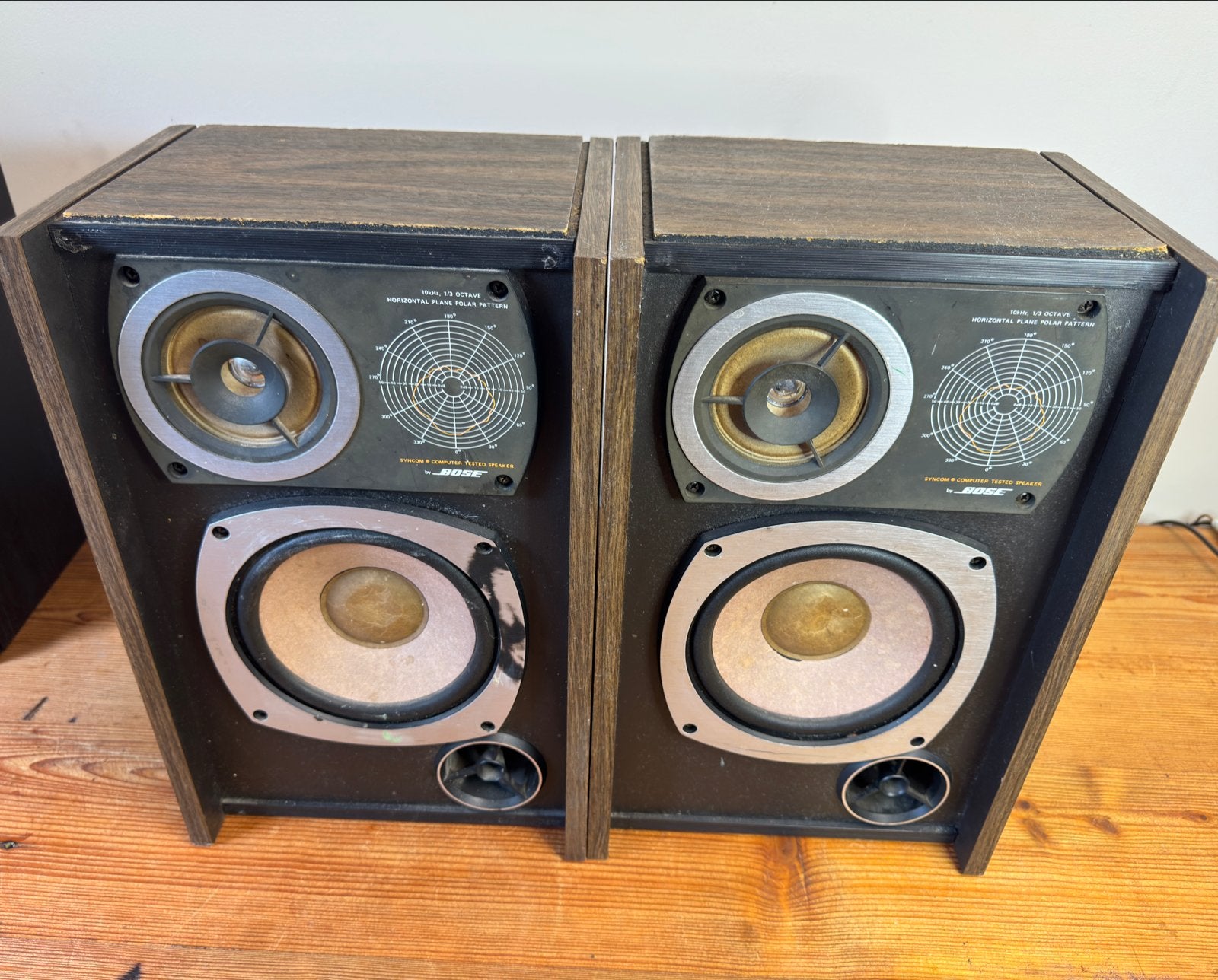Bose Syncom Computer Tested Speakers - Vintage Stereo Set, Stereo speakers, Gebruikt, Ophalen of Verzenden, Bose