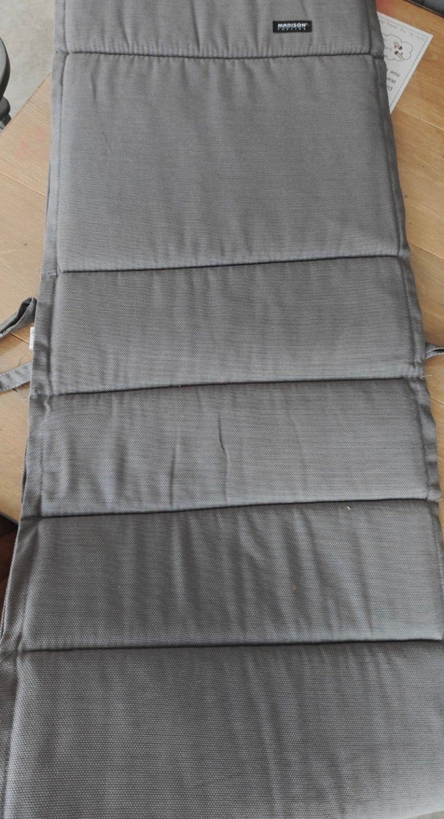 4x Madison tuinkussen woven antracite, Ophalen, Zo goed als nieuw