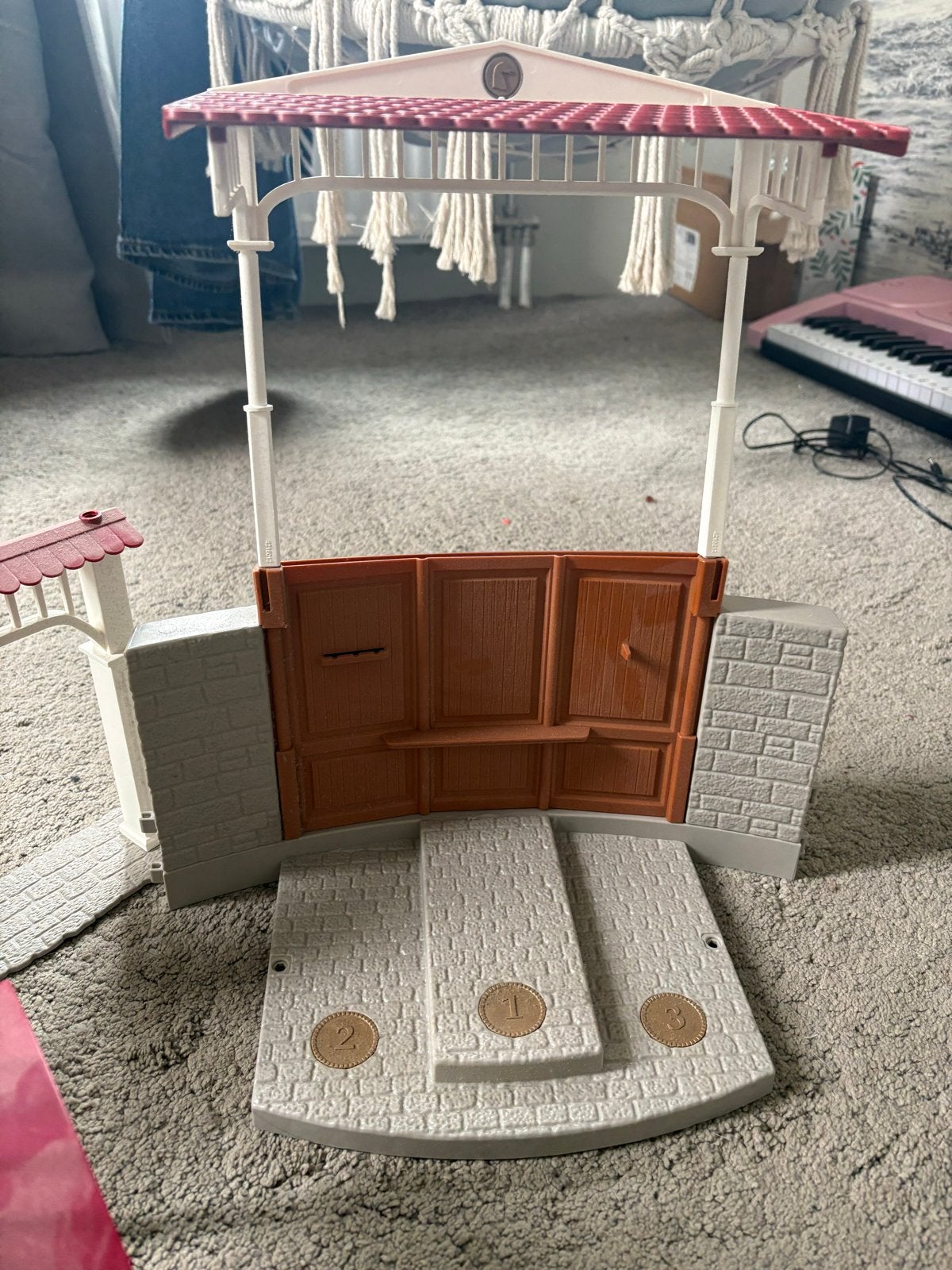 Schleich Paarden Manege Pipowagen en Accessoires, Kinderen en Baby's, Ophalen of Verzenden, Gebruikt, Jongen of Meisje