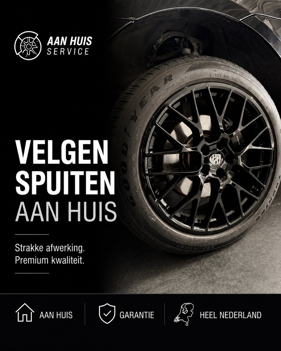 Velgen spuiten aan huis - auto velgen spuiten - velgen, Garantie