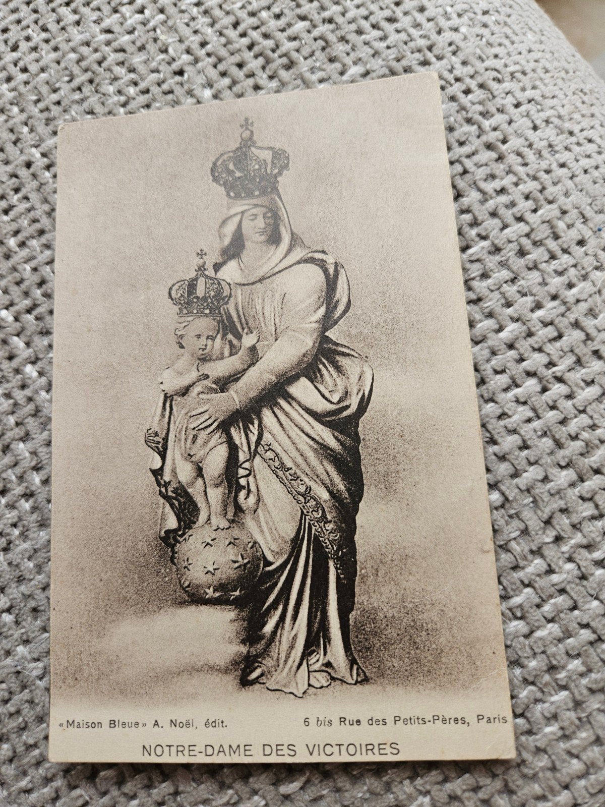 Notre-Dame des Victoires, Parijs, Ophalen of Verzenden, Voor 1920, Gelopen