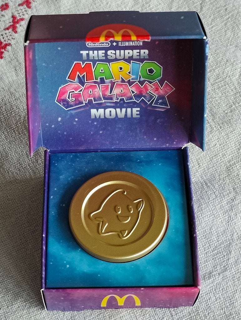 Mcdonald's Super Mario Galaxy munt, Ophalen of Verzenden, Nieuw