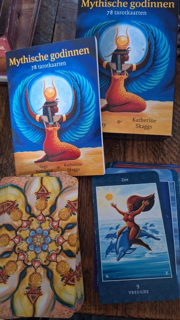 Mythische Godinnen Orakel - 78 Tarotkaarten, Gelezen, Tarot of Kaarten leggen, Sage Holloway & Katherine Skaggs, Overige typen
