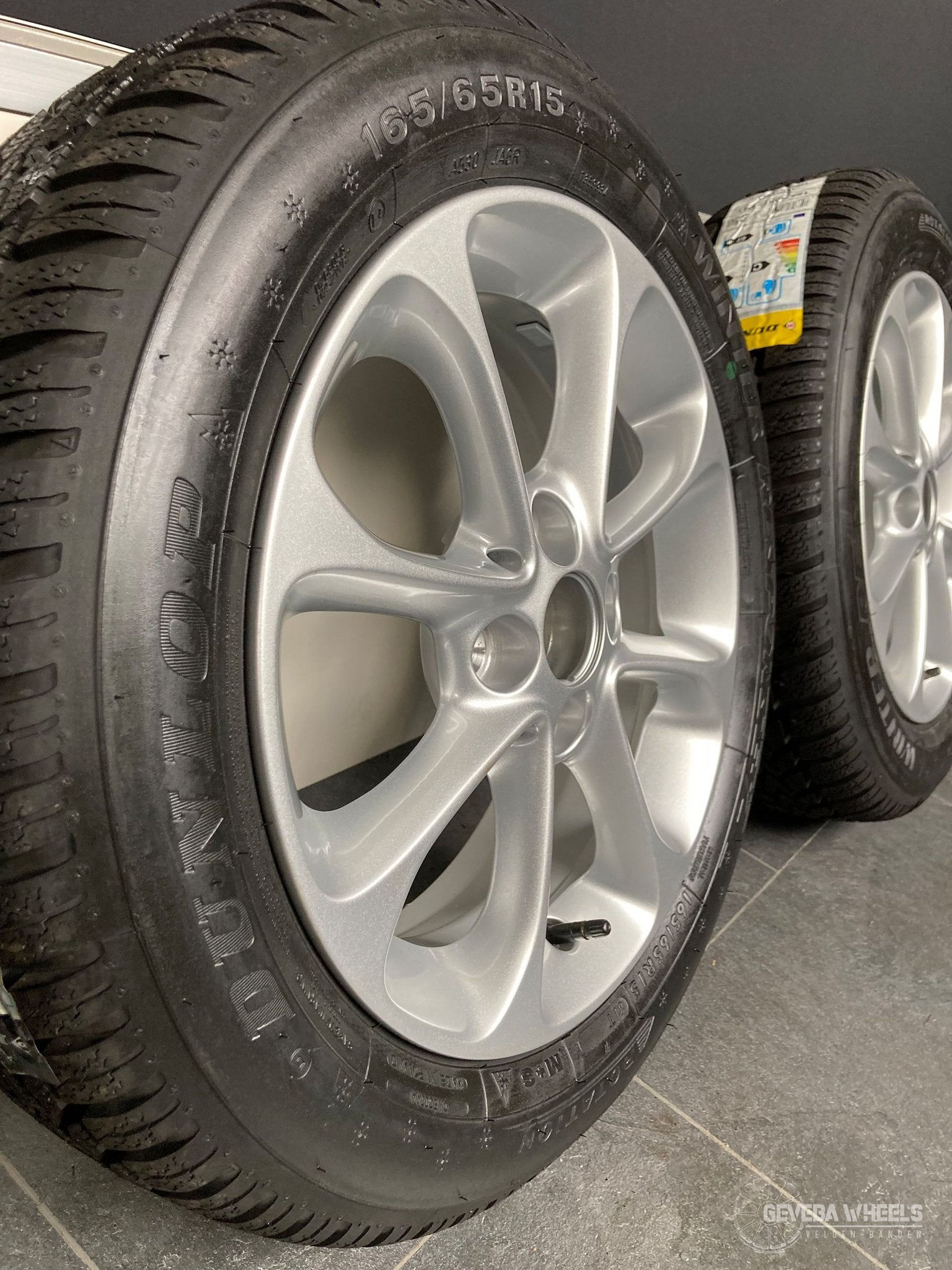15” orig Smart Fortwo / Renault Twingo velgen + winterbanden, Gebruikt, 15 inch, -, -
