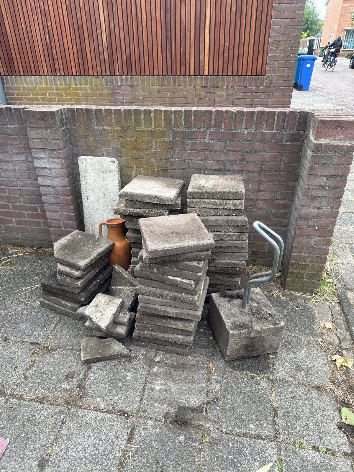 60-70 gebruikte tegels, Ophalen, Gebruikt, Overige materialen, 5 tot 10 m²