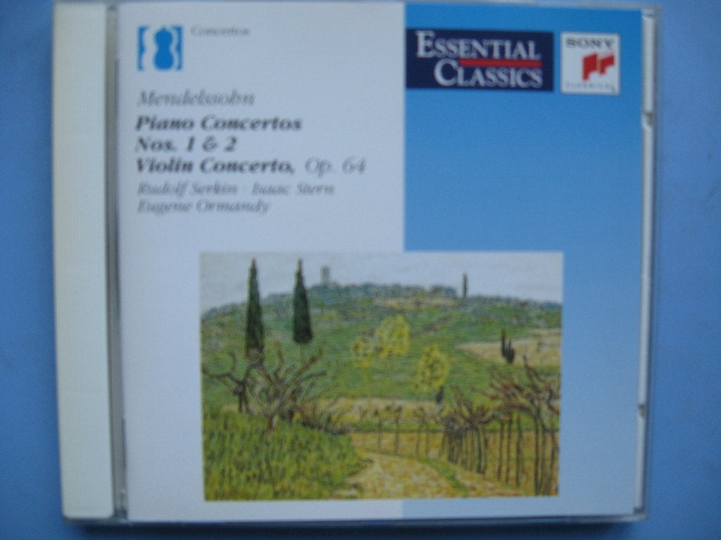 Mendelssohn, pianoconcerten, vioolconcert, Serkin, Stern, Cd's en Dvd's, Cd's | Klassiek, Ophalen of Verzenden, Romantiek, Gebruikt