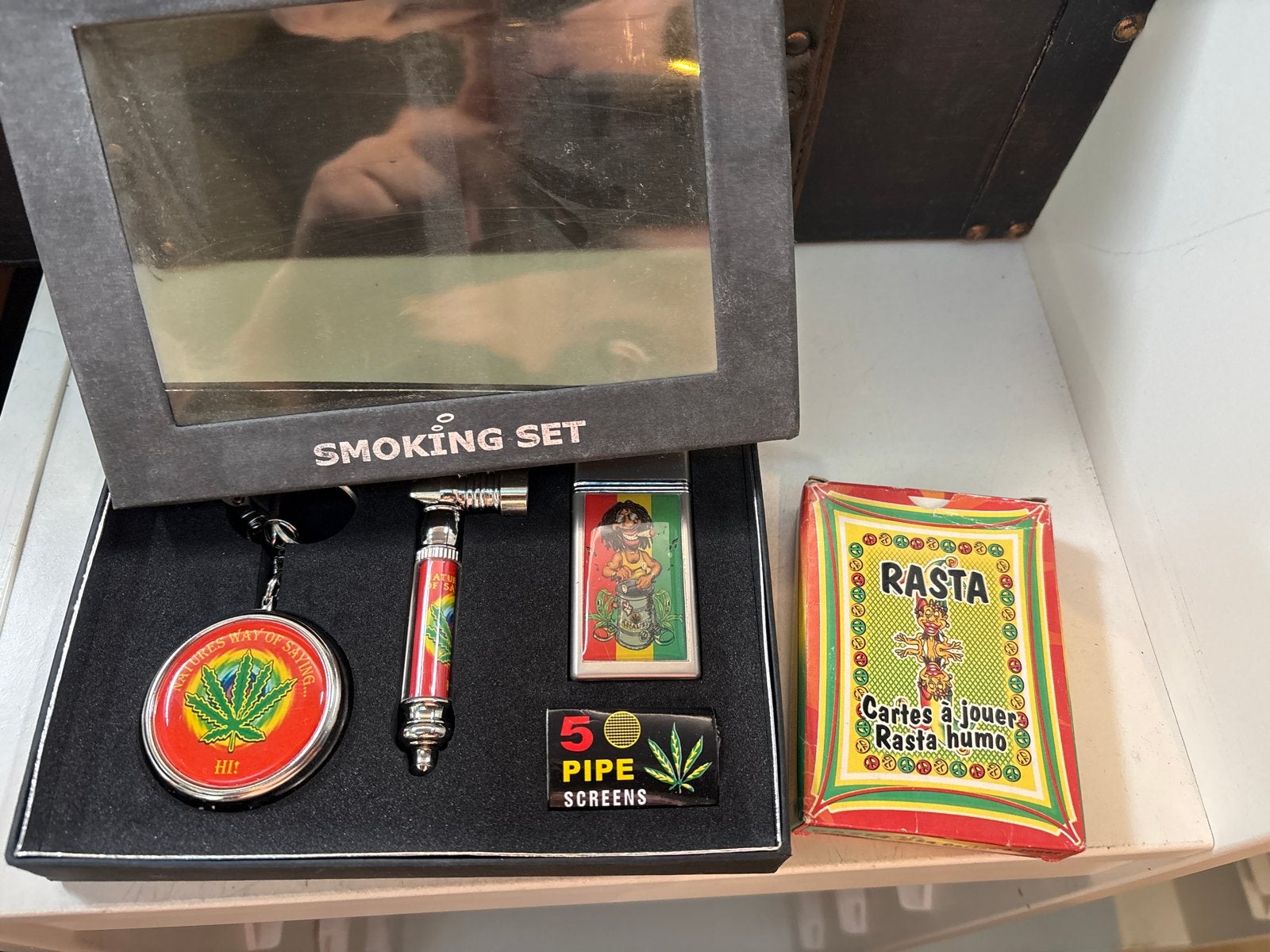 Rasta Smoking Set met speelkaarten, Verzamelen, Ophalen of Verzenden, Nieuw