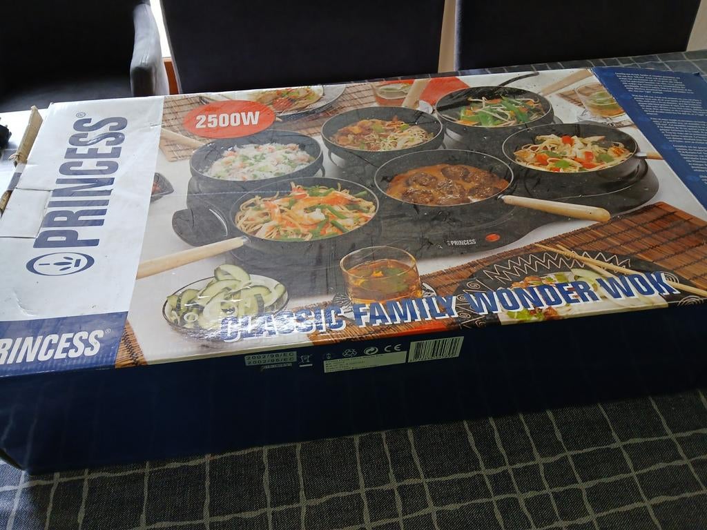 Princess Wok en Gourmet Stel - Nieuw en Ongebruikt!, Witgoed en Apparatuur, Gourmetstellen, Ophalen of Verzenden, Nieuw, 4 t/m 7 personen