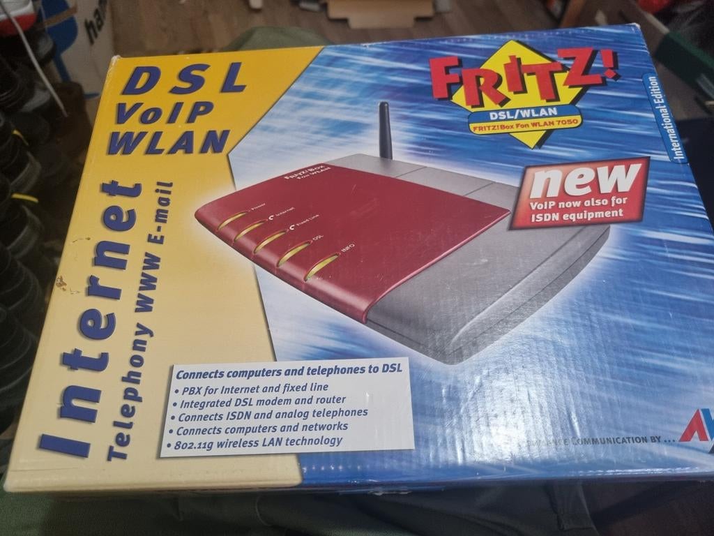 Fritz!Box Fon WLAN 7050 DSL VoIP WLAN Router, Ophalen of Verzenden, Nieuw, Router met modem, AVM FRITZ!Box