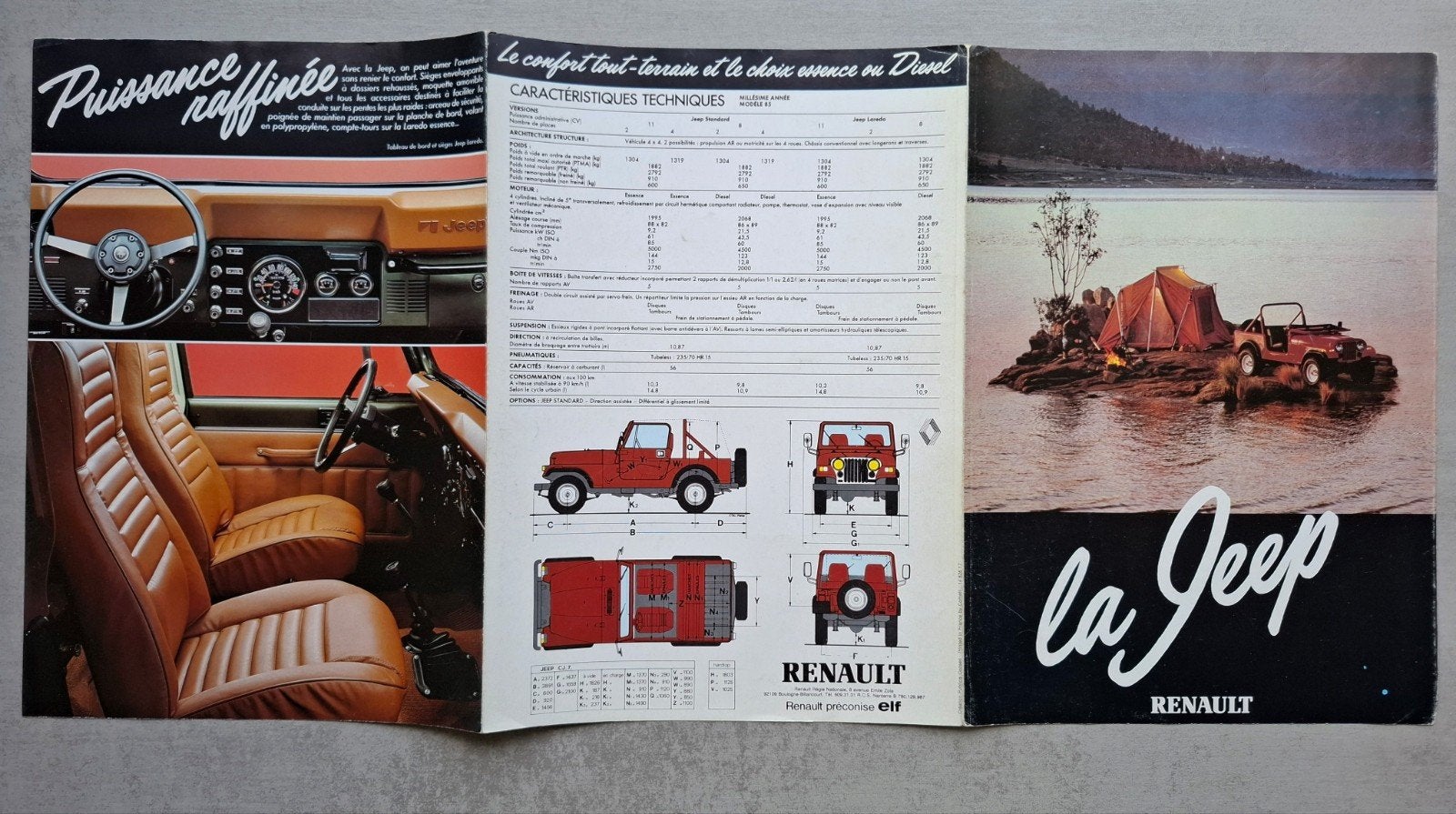 Jeep (Renault) folder, Ophalen of Verzenden, Gelezen, Renault