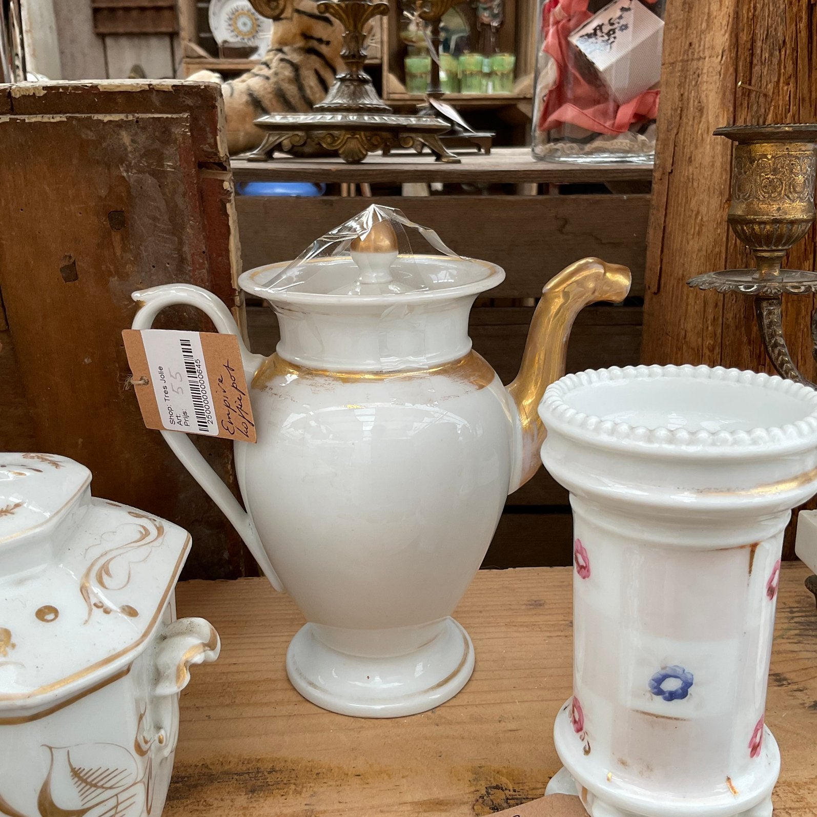 Empire koffiekan *floor epe*, Antiek en Kunst, Ophalen of Verzenden