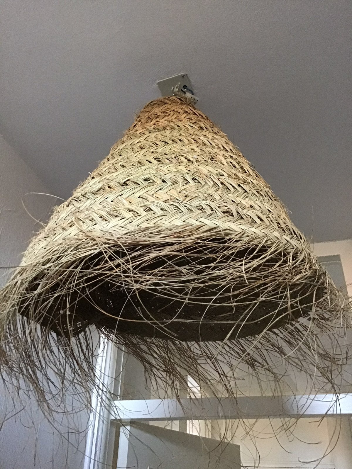 Mooie Grote Marokkaanse/Ibiza/Bohemian Lamp Nieuw, Ophalen of Verzenden, Nieuw, Overige materialen, 50 tot 75 cm