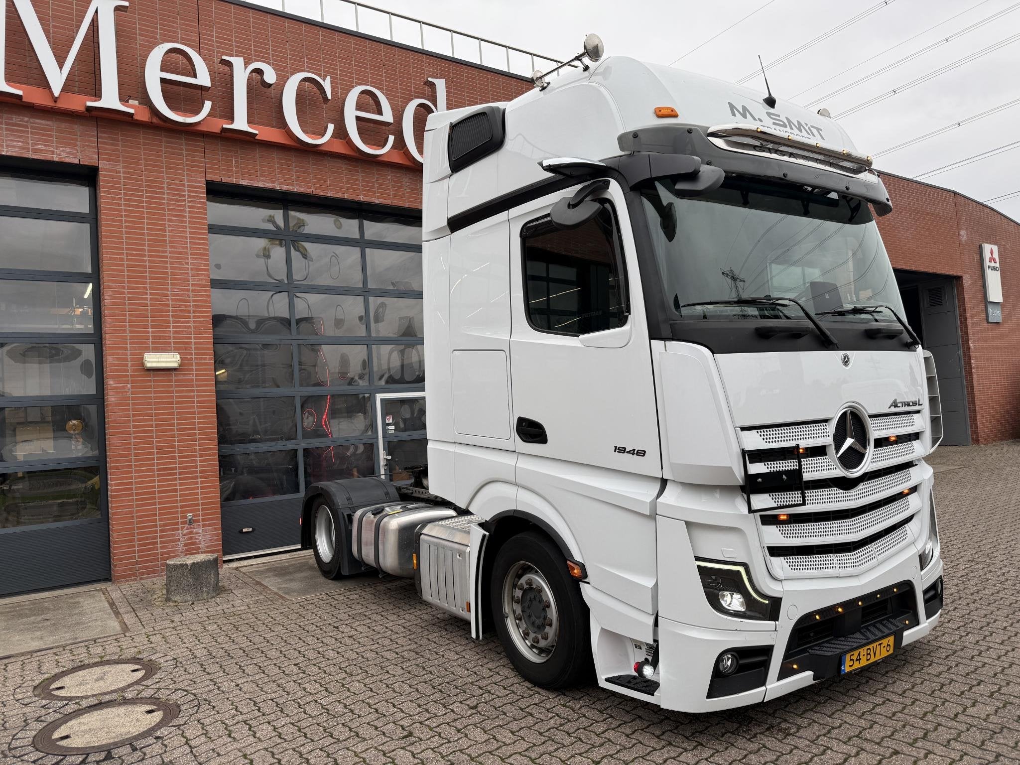 Mercedes-benz Actros Actros 1848 LS Lowliner, Auto's, Automaat, Dealer onderhouden, Euro 6, Wit