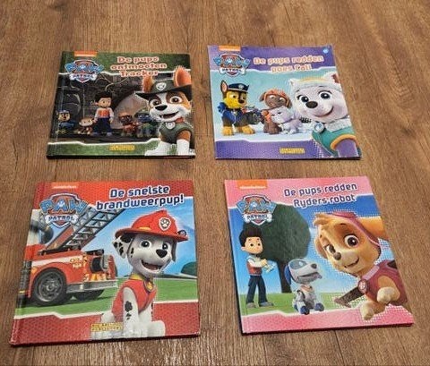 Paw Patrol Boeken - Set van 4, Ophalen, Gelezen, Nickelodeon, Fictie algemeen