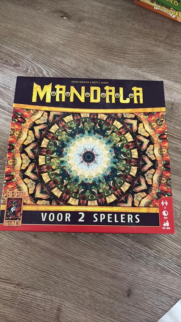 Mandala Bordspel - Strategisch Kaartspel voor 2 Spelers, Een of twee spelers, Ophalen, Zo goed als nieuw