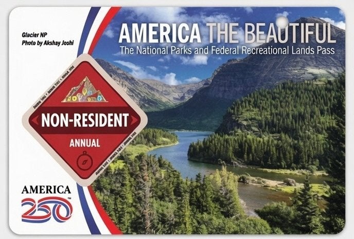 America the beautiful National park pas - Annual 2027 Maart, Tickets en Kaartjes, Drie personen of meer