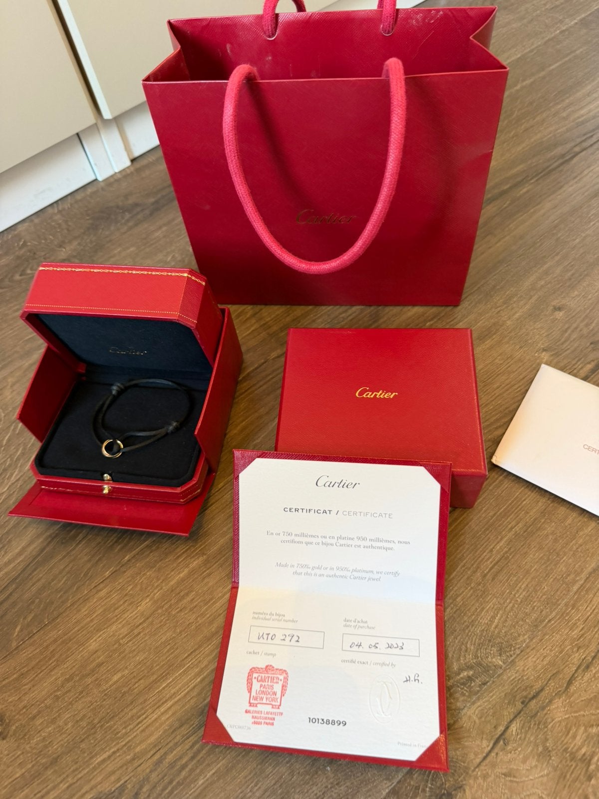 Cartier Trinity armband als nieuw en 100% origineel!, Ophalen of Verzenden, Zo goed als nieuw, Goud