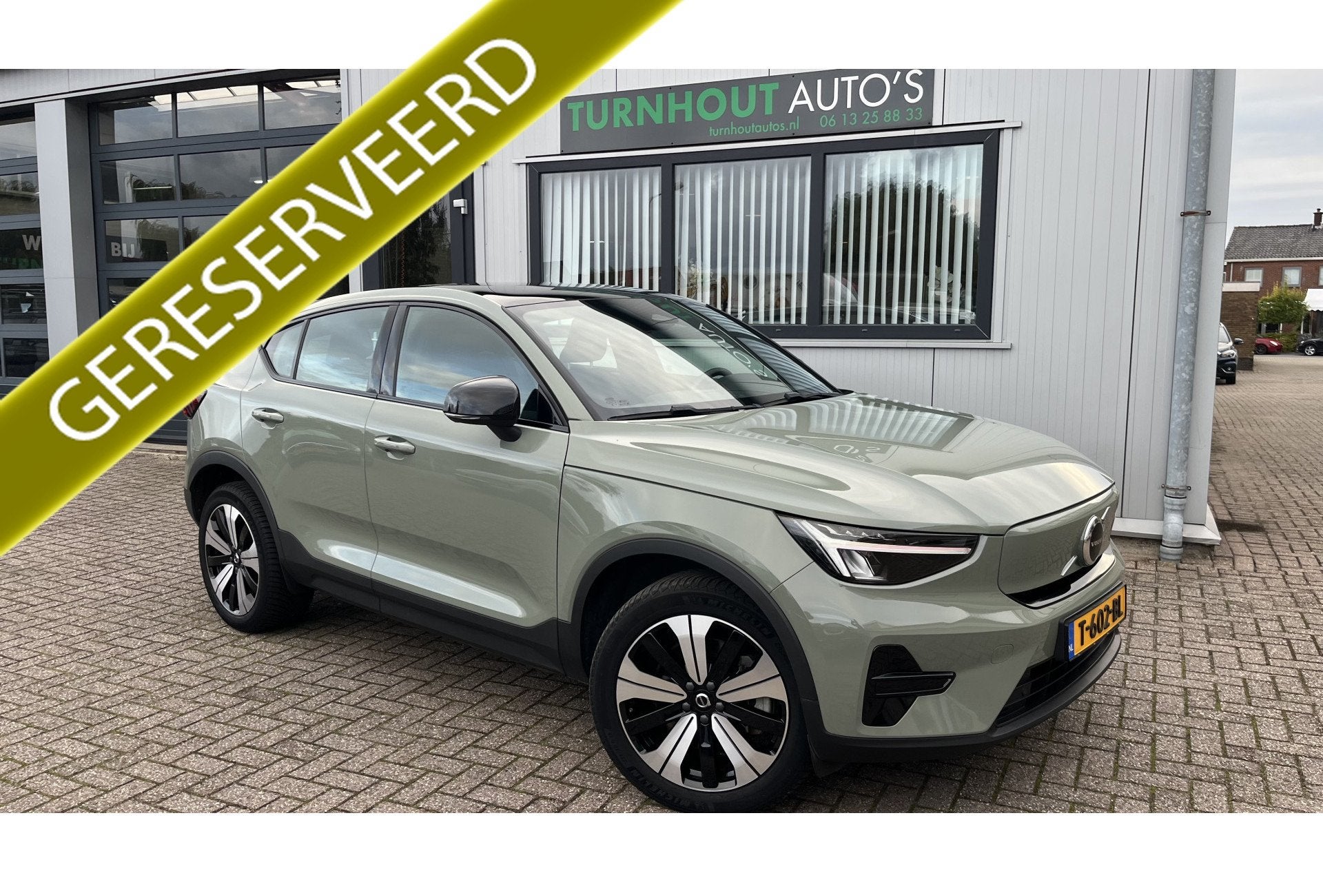 Volvo C40 Recharge Plus 69 kWh | Panoramadak | achteruitrij, Stof, Gebruikt, Met garantie (alle), 24 min