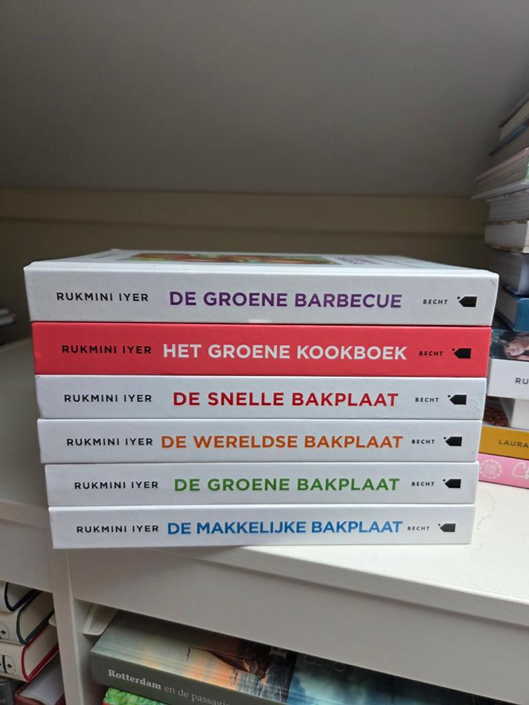 5x Rukmini Iyer / Bakplaat + Barbecue, Boeken, Kookboeken, Ophalen of Verzenden, Zo goed als nieuw