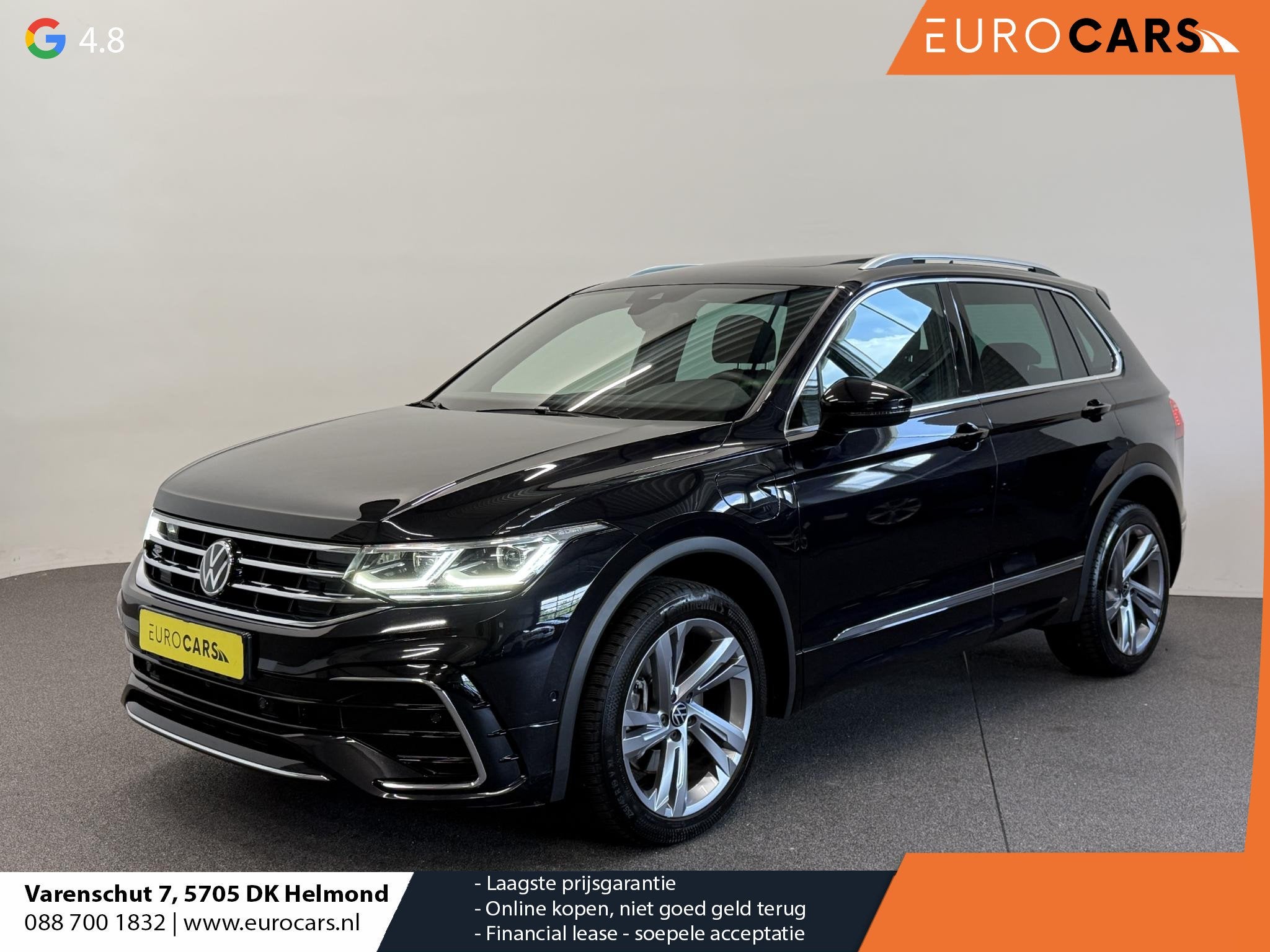 Volkswagen Tiguan 1.4 TSI eHybrid R-Line Business+ Automaat, Stof, Euro 6, Zwart, Plug-in hybride