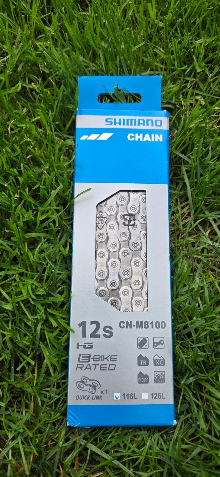Shimano CN-M8100 12s HG Ketting - Nieuw in doos, Ophalen of Verzenden, Derailleur of Ketting, Shimano, Nieuw