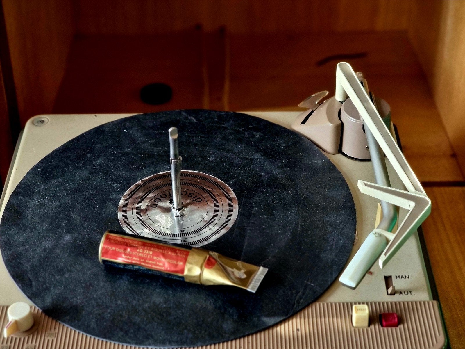 Vintage Philips platenspeler jaren '50/'60, Ophalen of Verzenden, Gebruikt, Platenspeler, Philips