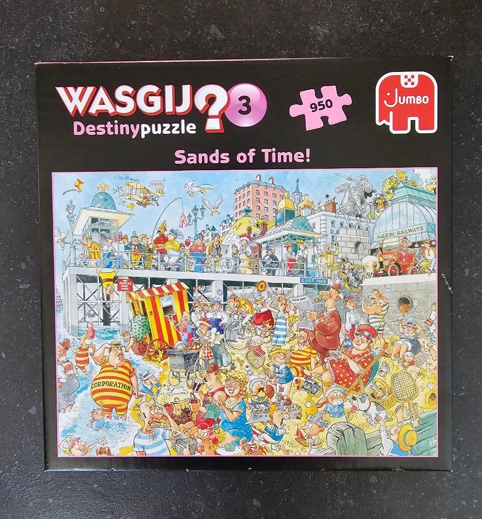 Wasgij Destiny nr 3 Sands of Time 950st, Ophalen, 500 t/m 1500 stukjes, Zo goed als nieuw, Legpuzzel