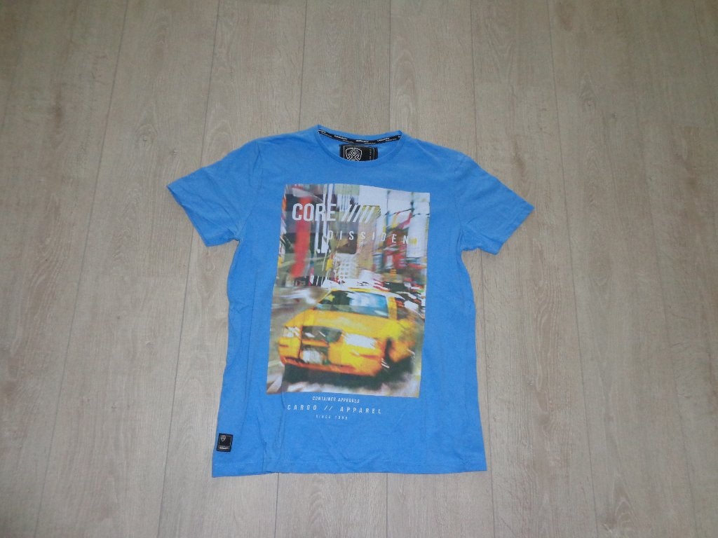 blauw herent-shirt van DISSIDENT, maat M, Ophalen of Verzenden, Gedragen, Maat 48/50 (M), Blauw