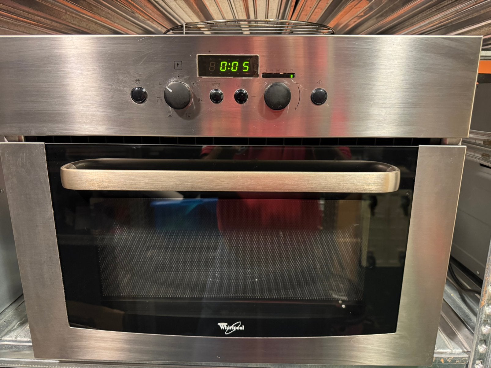 Whirlpool Combimagnetron Oven Grill Crisp met garantie, Witgoed en Apparatuur, Magnetrons, Ophalen, Combimagnetron, Crisp, Zo goed als nieuw