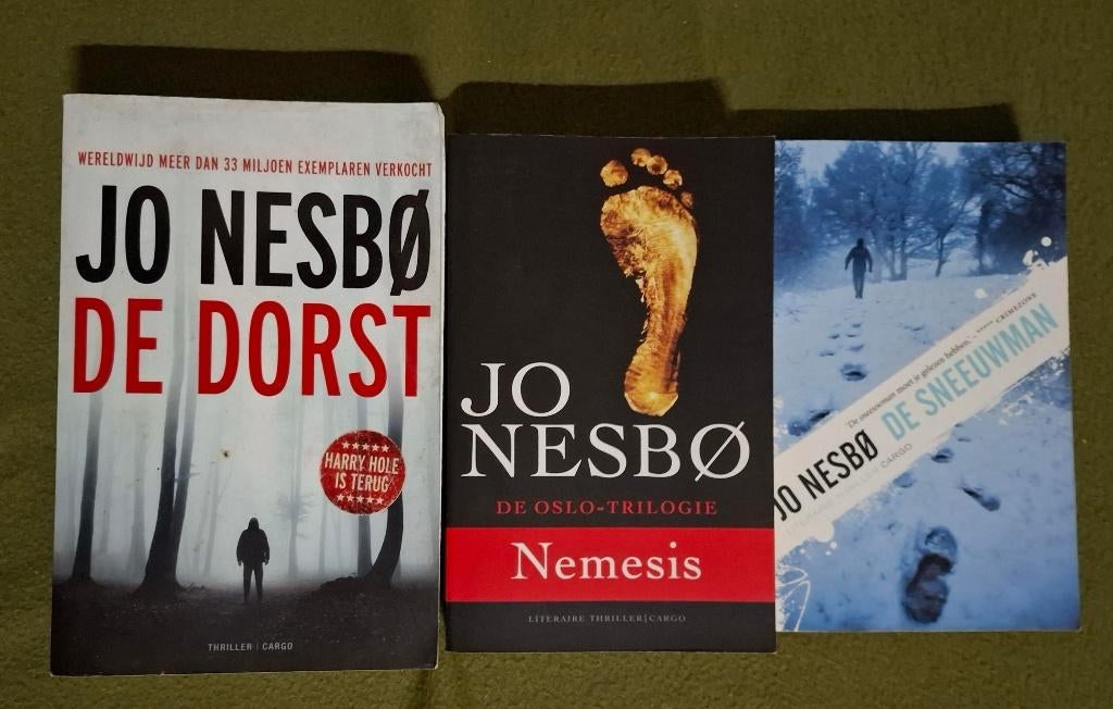 3 x Jo Nesbo, Ophalen of Verzenden, Gelezen, Jo Nesbø, Scandinavië
